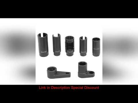 For BMW Mercedes Benz Oxygen Sensor Disassembly And Installation Wrench Seven Piece Socket Tools