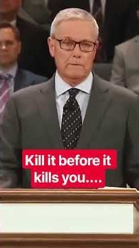 kill it before it kills you | pastor LORAN LIVINGSTON