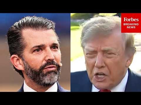 Trump Reacts To Reports That Don Jr. Voiced 'Private Opposition' To Iran War