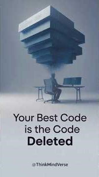 Your Best Code is the Code You Deleted 🧠✂️ (The Power of Negative PRs)