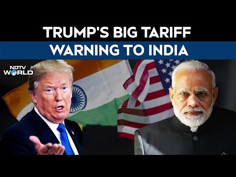 Trump Tariffs | Trump's Praise For "Very Good Man" PM Modi, Then A Tariff Warning To India