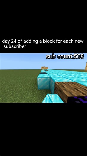 day 24 of adding blocks in Minecraft #minecraft #minecraftshorts #shorts #foryou