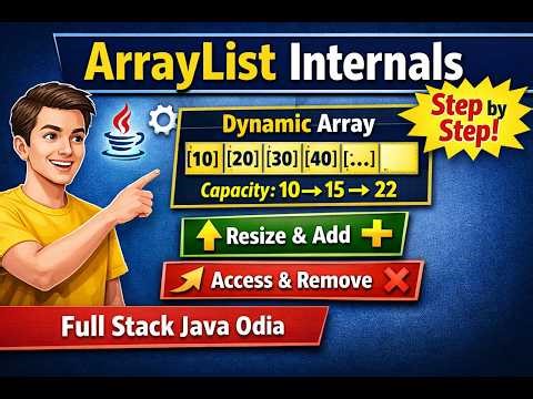 ArrayList Internal Working in Java (Step by Step) | what is Arraylist 