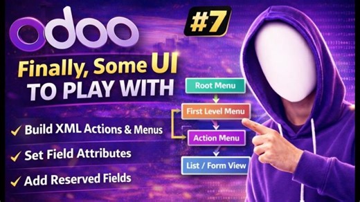 Build Odoo Menus Actions from Scratch | Real Estate Module Tutorial | video #7 | Shoaib Khan Jadoon