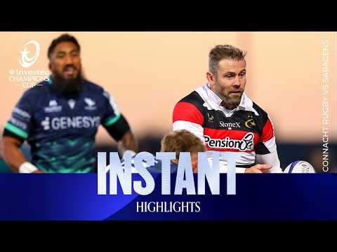 80 points! | Connacht v Saracens | Investec Champions Cup Instant Highlights