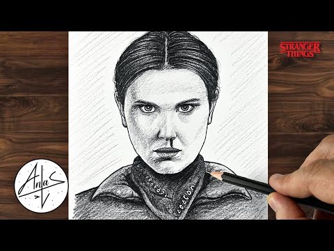 How To Draw ELEVEN From Stranger Things | Drawing Tutorial step by step
