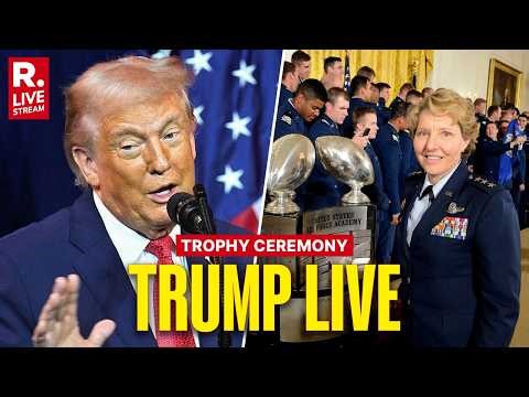 LIVE: President Donald Trump Attends Commander-in-Chief Trophy Ceremony | USA | White House