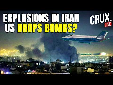 IRAN LIVE | Massive Explosions Near Tehran Amid Fires At Ports, US Resumes Strikes On IRGC? | Crux