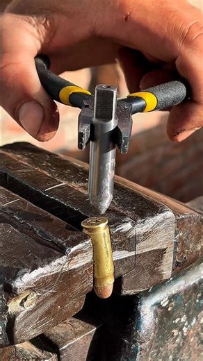 9mm Ammo Experiment Gone Wrong ⚠️ |￼ Dangerous Test Warning #short