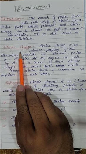 Electrostatics & Electric Charge | Class 12 Physics Chapter 1 | Full Introduction #class12#easynotes