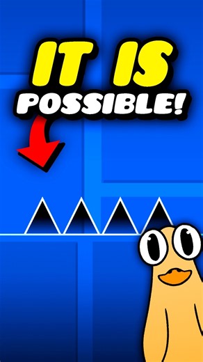 A Four Spikes Jump Is Possible! #geometrydash