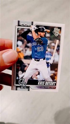 2026 Topps Series 2 Card of Kris Bryant Outfielder for the Colorado Rockies