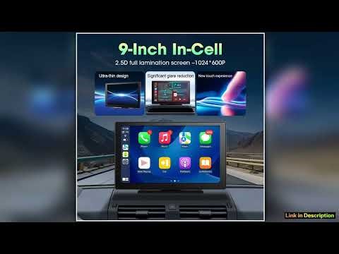 Jansite 79 Portable Car Multimedia Player Wireless Carplay Android Auto Mirrorlink FM AUX Car