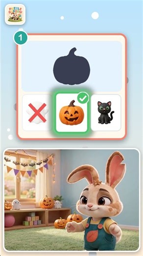 Whose shadow is this? 🎃 Halloween Puzzle for Kids #shorts #HalloweenForKids