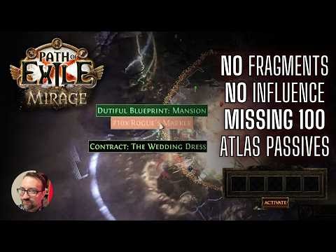 [PoE 3.28] 100 Maps of Zero Investment Blueprints Farming - Prep & Results (10-15 div+ per hour)