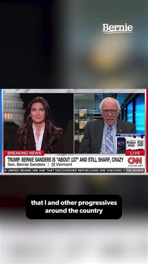 Why Bernie Thinks Trump is Getting Nervous