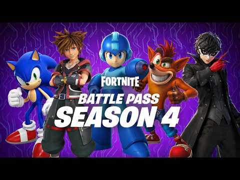 Fortnite SEASON 4 (Battle Pass + All Leaks & News)