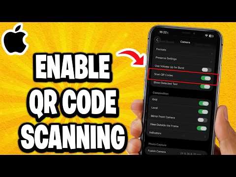 How To Enable QR Code Scanning On iPhone