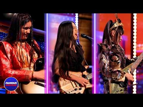 Nene Royal & More Female Guitarists Who ROCKED Got Talent! 🤘🎸