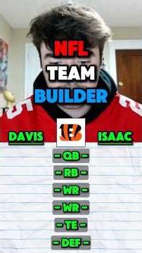 NFL Team Builder Draft: Random Wheel Challenge 🏈 #shorts #nfl