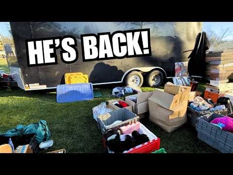 Finally! It's A Flea Market Morning - Shop With Me!