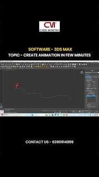 3DS Max Animation Tutorial | Create Animation in Minutes!