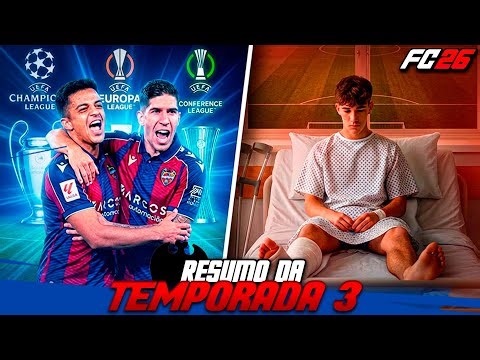 O DRAMA DA TEMPORADA HISTÓRICA! - Modo Carreira Realista EA FC26 Resumo Temporada 3