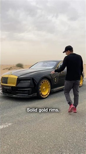Gold Mansory Gold Rolls Royce! ⭐️