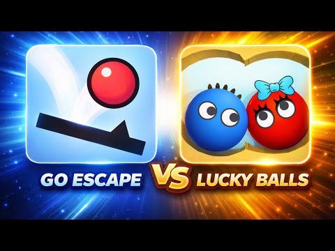 Go escape vs lucky balls | iOS Android Gameplay Walkthrough 