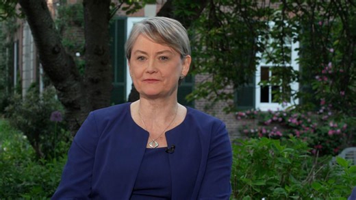 British foreign secretary explains why she encouraged King Charles to visit President Trump