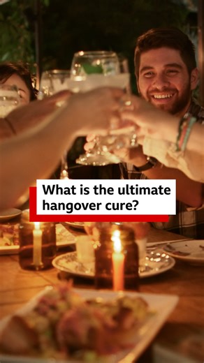 Are you in need of the ultimate hangover cure? Headache, nausea, aches and fatigue? If you've been over indulging, your hangover isn't the leftover alcohol in your body, it's the aftermath of how your body processes it. As your body breaks down alcohol, the toxic by-products affect blood flow to the brain and impair its function. In fact, studies have shown that hangovers can adversely affect a driver's performance to the same extent as alcohol. Here's the BBC's Ruth Alexander with what to do - 
