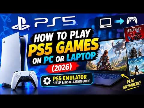 How to Play PS5 Games on PC or Laptop (2026) | Playstation 5 Emulator Setup & Installation Guide