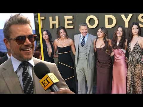 Matt Damon TEARED UP Seeing His Kids All Grown Up at 'The Odyssey' Premiere (Exclusive)