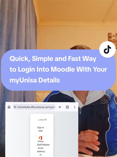 Easy Moodle Login with myUnisa Details