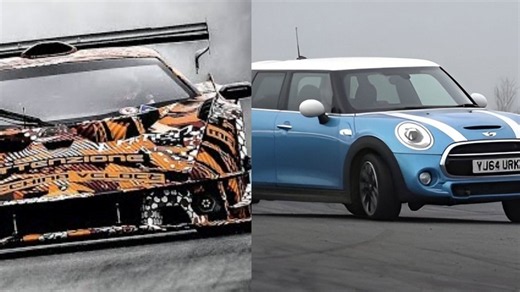 Lamborghini Essenza SCV12 v/s Mini Cooper S