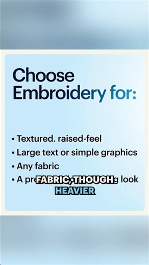 Why embroidery works for premium uniforms