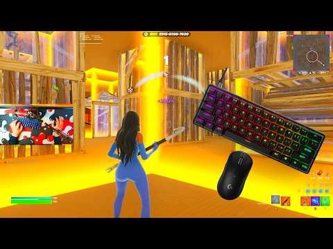 ⭐️[1HR]Steelseries Apex Pro Mini ASMR Fortnite Chill 💤 Box Fight Zone Gameplay Smooth📦360HZ 4k⭐️