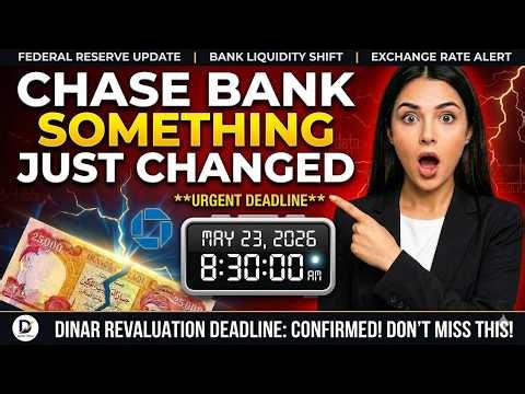 🚨 Chase Bank & 25,000 Iraqi Dinar Note Update: Something Just Changed! 🔥18