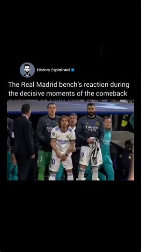History Explained on Instagram: "Follow @HISTORY__EXPLAINED for more interesting content! ✅ The 2021/22 Champions League semifinal between Real Madrid and Manchester City felt unreal. City arrived at the Bernabéu holding a 4–3 advantage, and when Mahrez struck to make it 5–3 on aggregate, the tie looked finished. Time was slipping away—but Madrid never lost faith. Then came the madness. In the 90th minute, Rodrygo scored. And then scored again. Two goals, two minutes, and a stadium that had gone