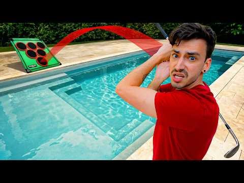 EPIC Golf Pong Pool Challenge (Loser Gets Wet!)