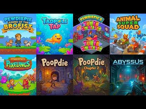 The Evolution of PEWDIEPIE Games (2015-2025)
