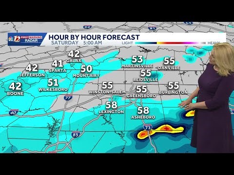 Friday sun and clouds, May 1 update | Rain chances rising Saturday morning in North Carolina