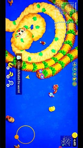 👑 King Snake Didn't See This Trap! 🪤 | Worms Zone.io