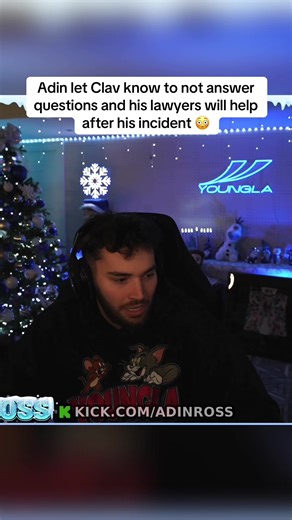 Adin let Clav know to not answer questions and his lawyers will help after his incident 😳 #adinross #adinrossclips #clavicular #fyp