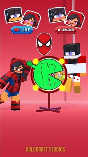 Spidergirl Aphmau CAUGHT Aaron! 🕷️😱 99% Fail The Wheel Trap! 🎡 #shorts