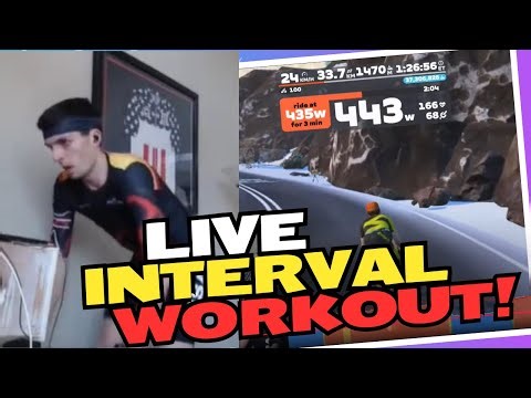 FTP and VO2 Max Intervals on Alpe du Zwift | LIVE Workout