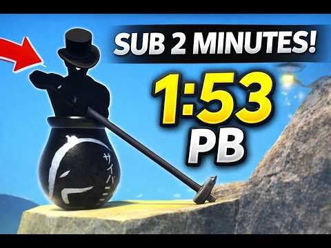 Getting Over It Speedrun 1:53.159 (NEW PB) | Sub 2 Minute Run!