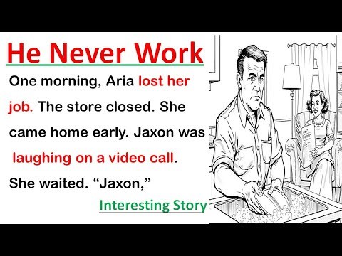 Learn English through Stories Level 3 ⭐ He Never Work - Improve your English | English Audio Story