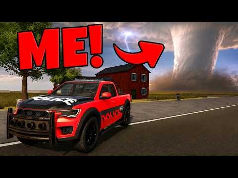 I Became a GIANT EF5 Tornado and Chased My Friend!