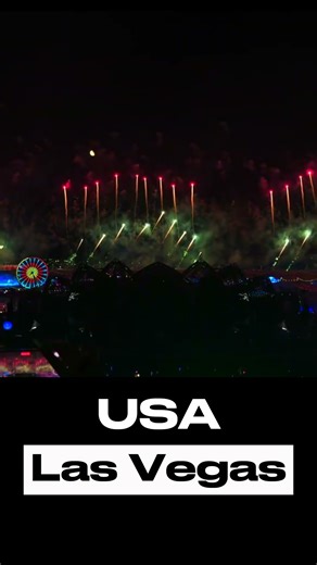 Happy New Year 2026 🎆 Las Vegas Fireworks Countdown | USA